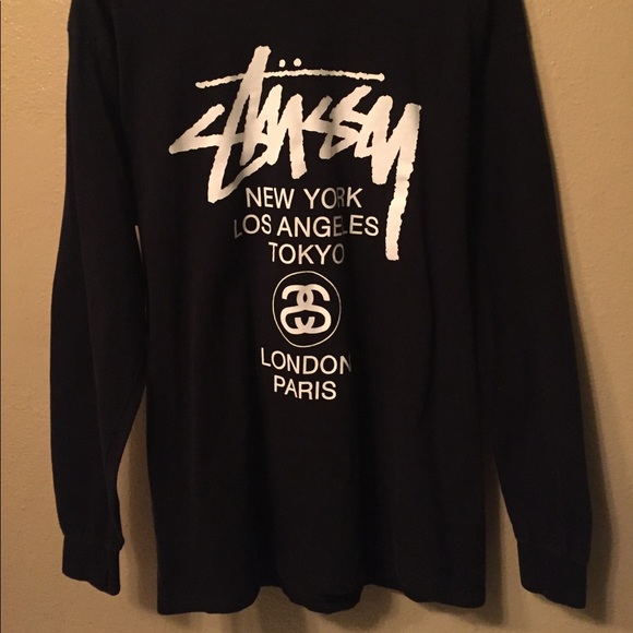 Stussy World Tour long sleeve tee - Picture 2 of 8